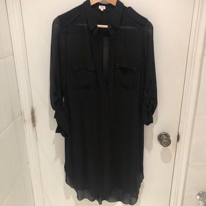 WILFRED 100% silk chiffon tunic size M